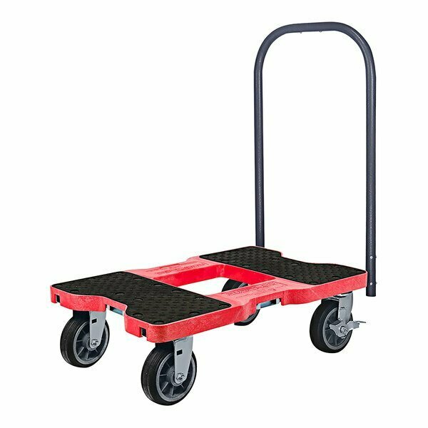 Snap-Loc E-Track All-Terrain 1500 lb. Red Push Cart Dolly SL1500P6R 18ASL1500P6R